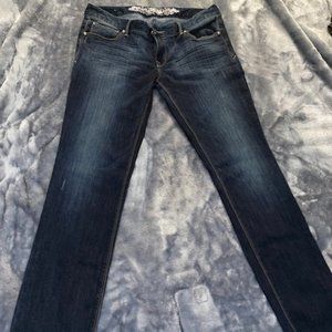 Express Brand Stella Dark Denim Skinny Jeans